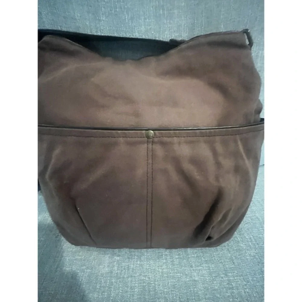 Duluth Trading Co Brown CANVAS Messenger Unisex BAG Shoulder & Crossbody‎ Purse